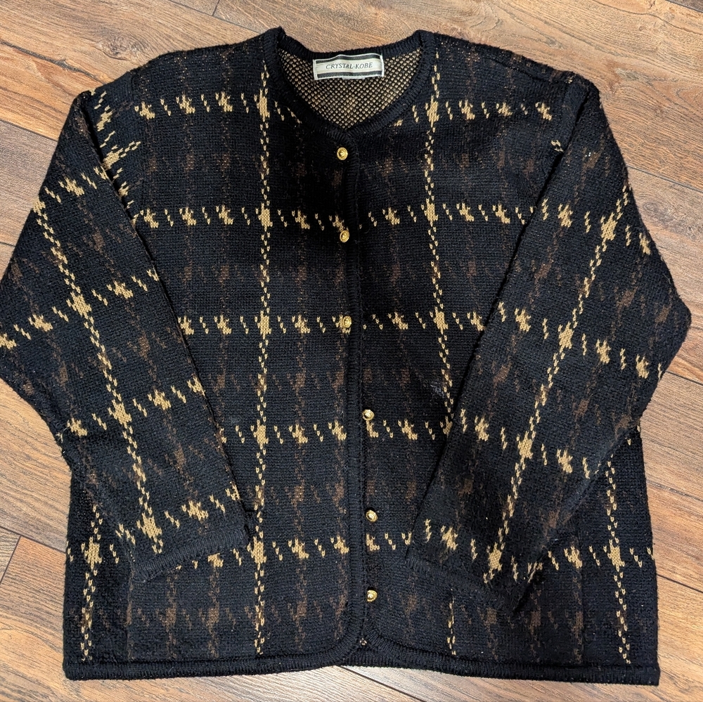 Vintage Button Up Cardigan Sweater